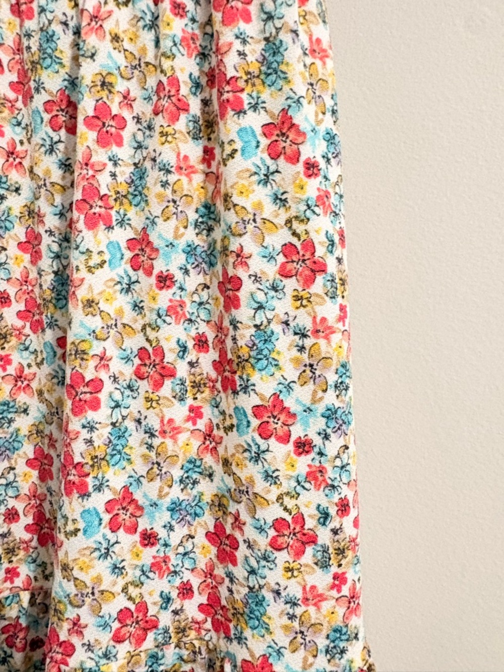 Monteau Floral Tiered Maxi Dress in Multicolor - Picture 2 of 4